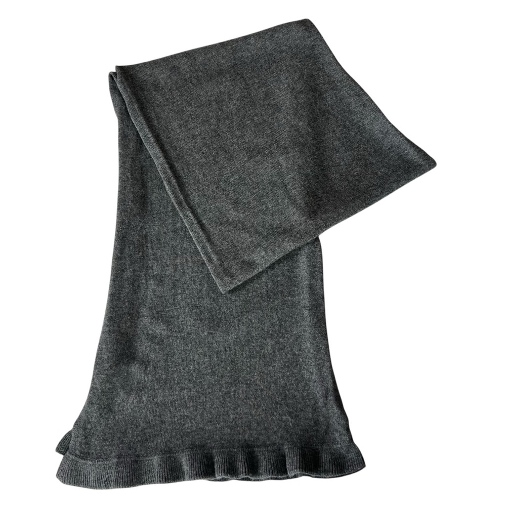 Rachel Ashwell Woolblend Gray Scarf Winter